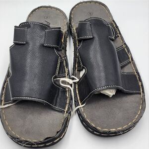 Air Balance slip on men's black sandals SIZE: 9 NWT